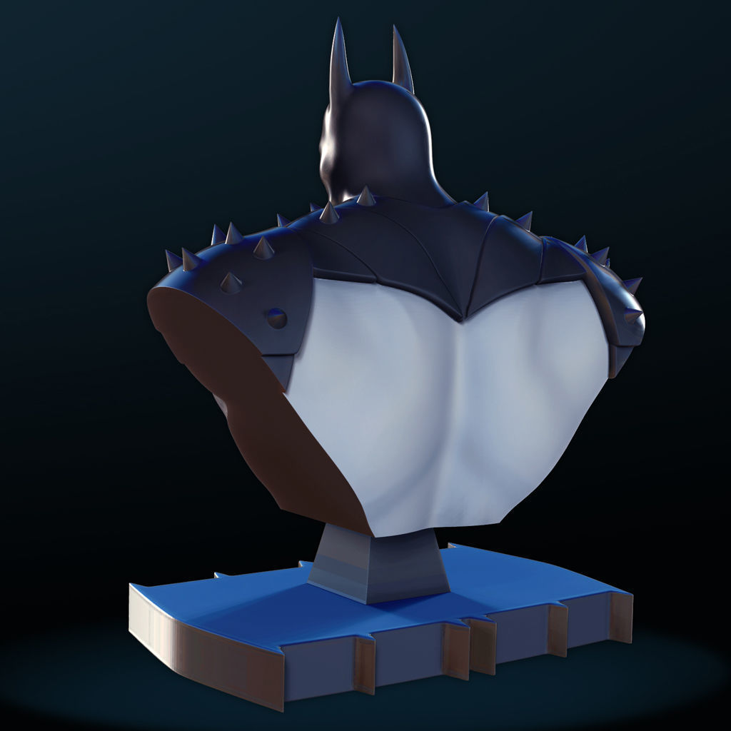 Absolute Batman bust fan art 3D print model_1