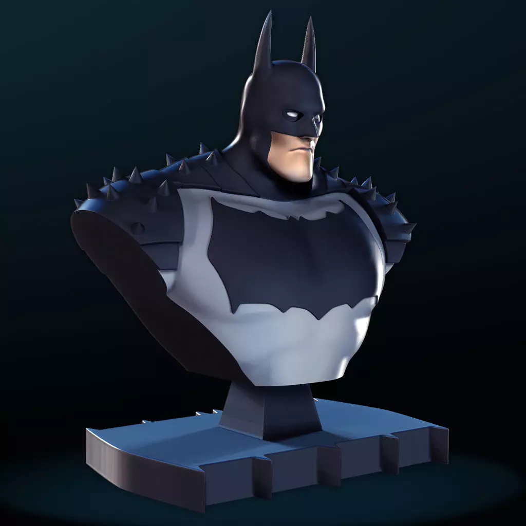 Absolute Batman bust fan art 3D print model_0