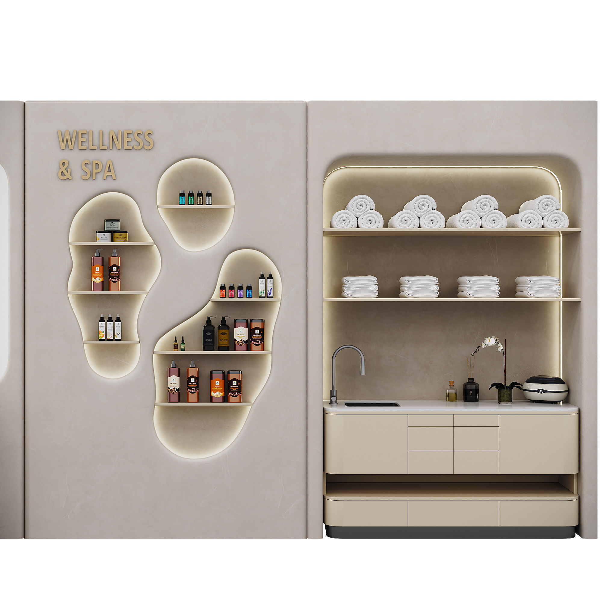 Wellness  Spa 3D model_2