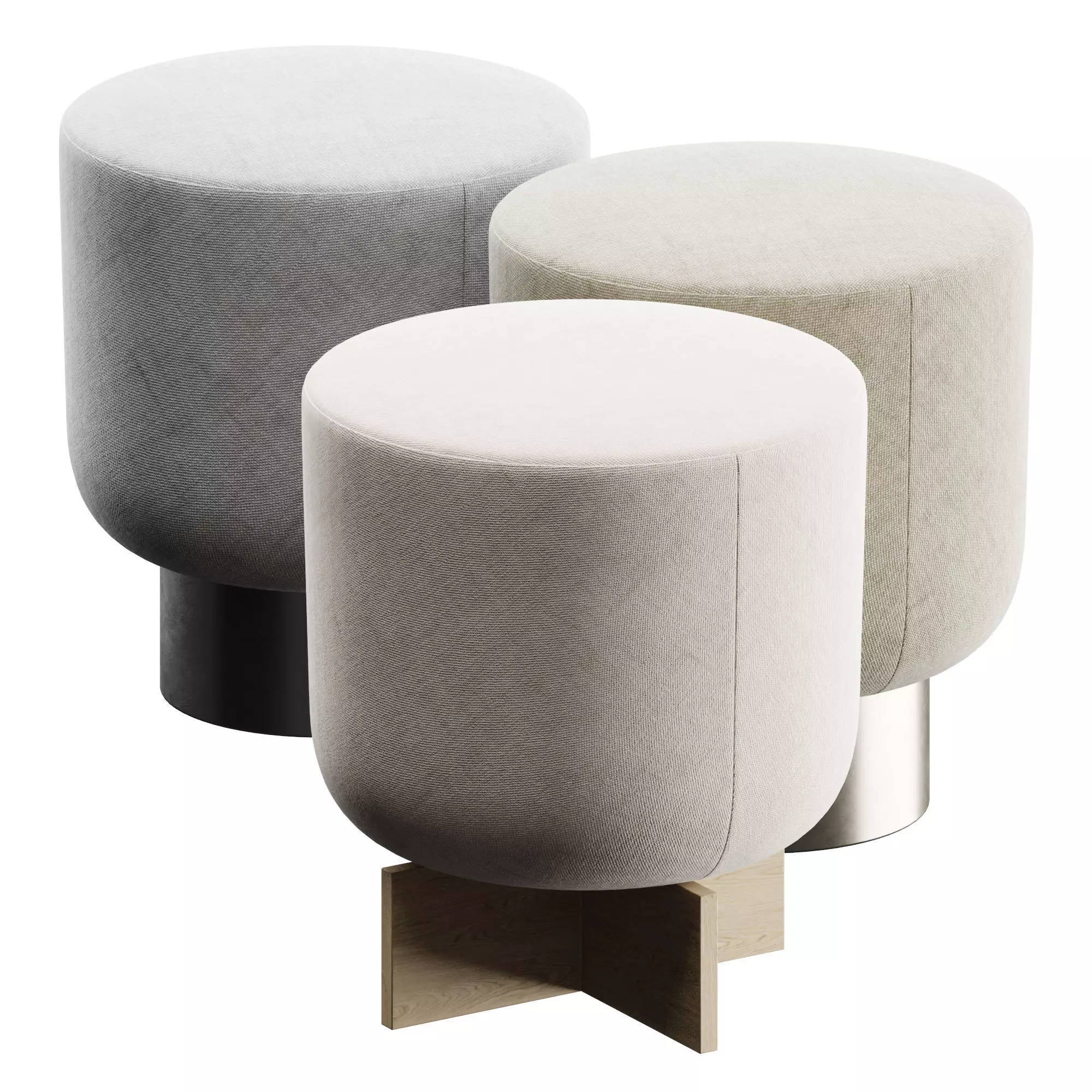 Bonaldo BELT CROSS Poof 3D model