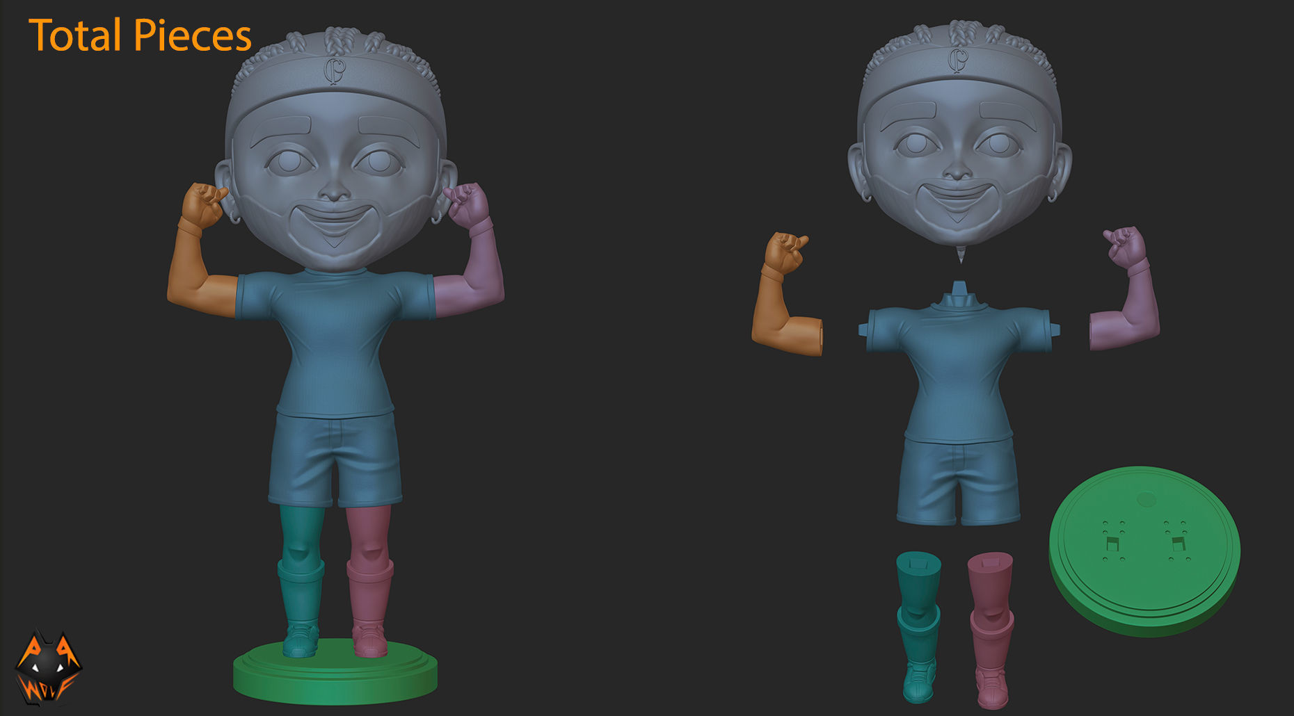 Memphis Depay Mini 3D print model_3