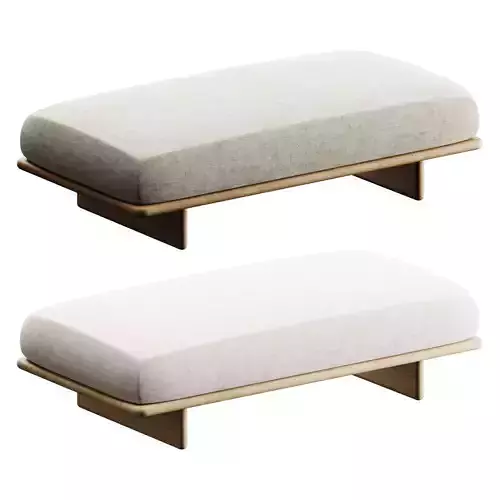 Mesh Bench with Seat Cushion