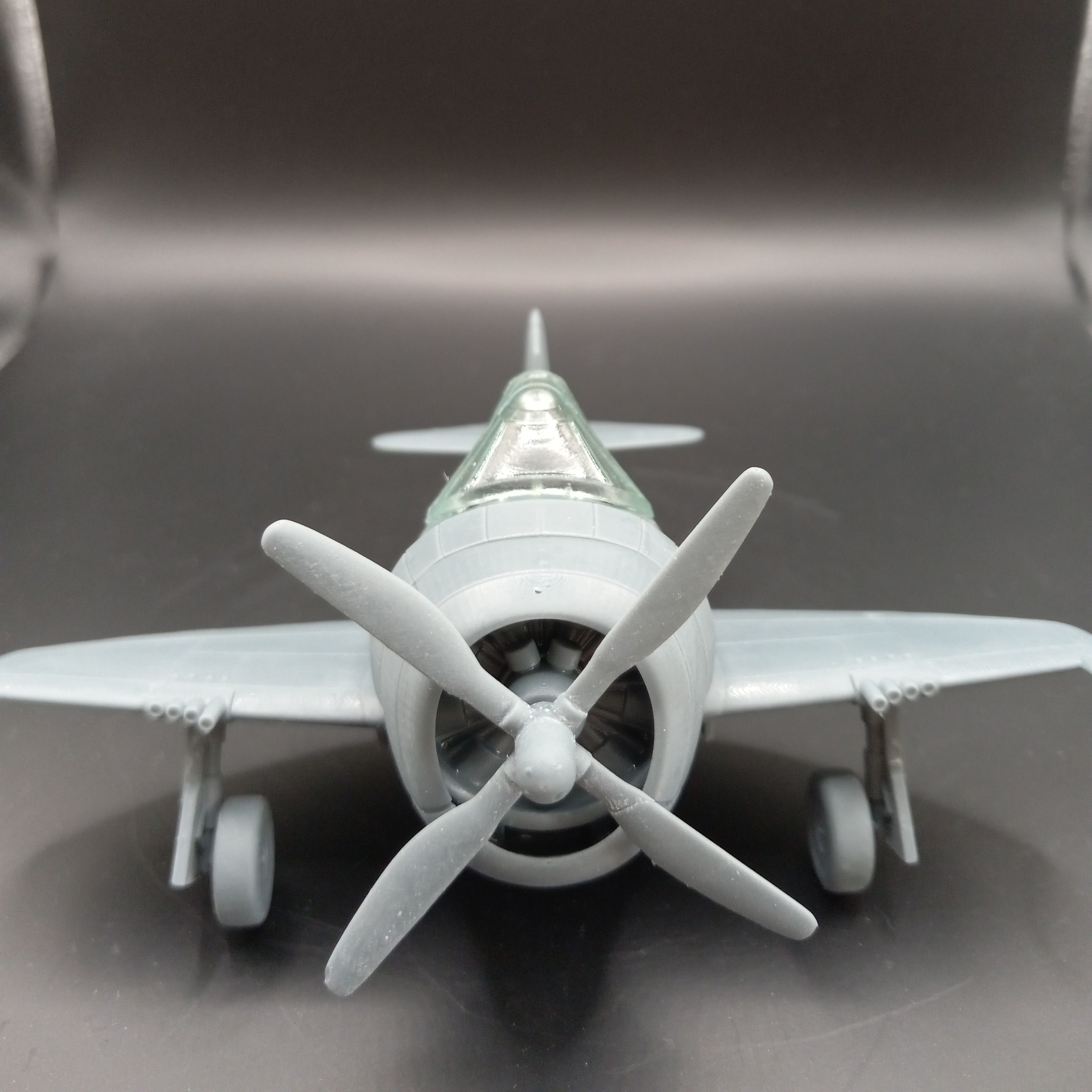 P-47 Thunderbolt  Razorback 3D Printable Egg Plane 3D print model_4