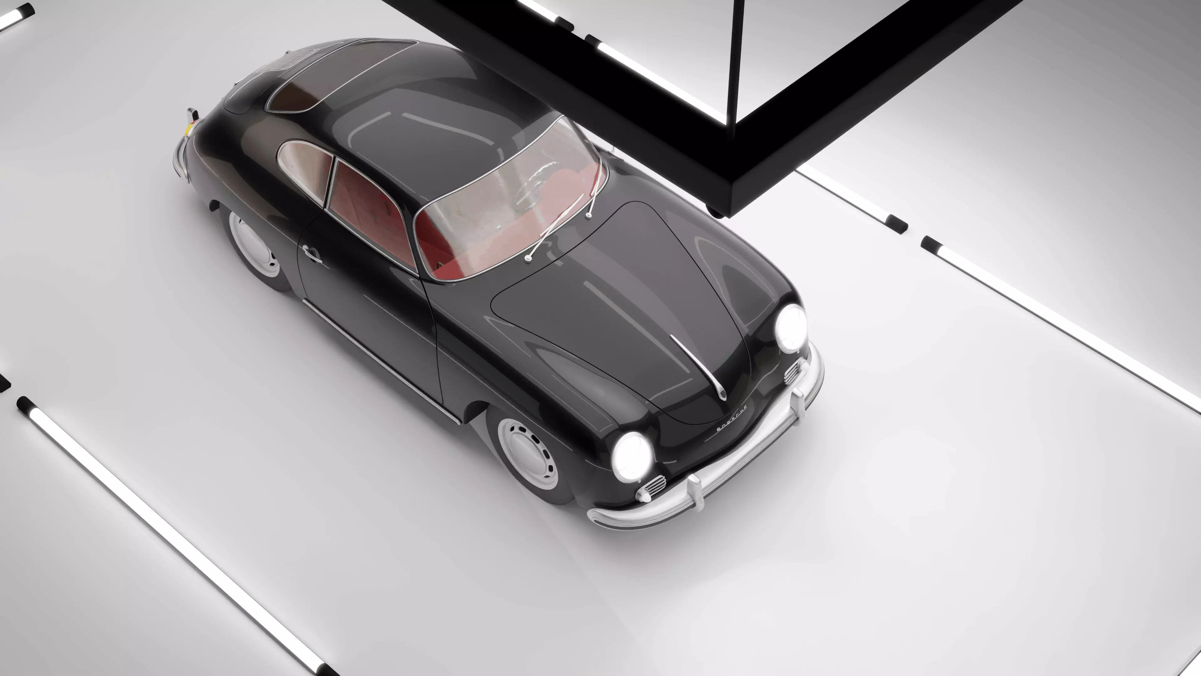 Porsche 365 A Stock Modelo 3D 3D model