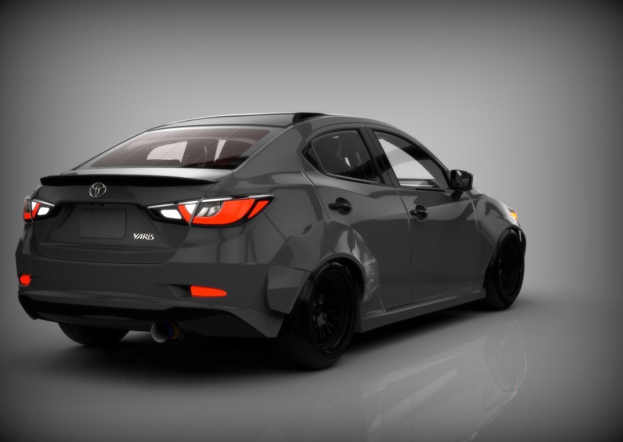 Toyota  Yaris CA 2019 Drift  3D model_4