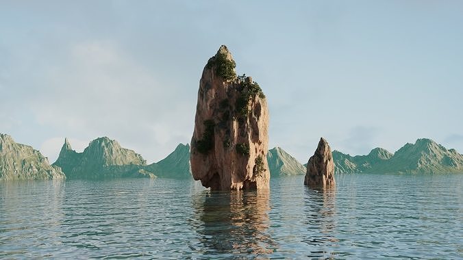 Natural Landscape 3D model