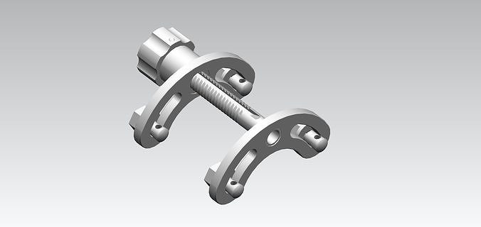 HYBRID FINGER FIXATOR 3D model