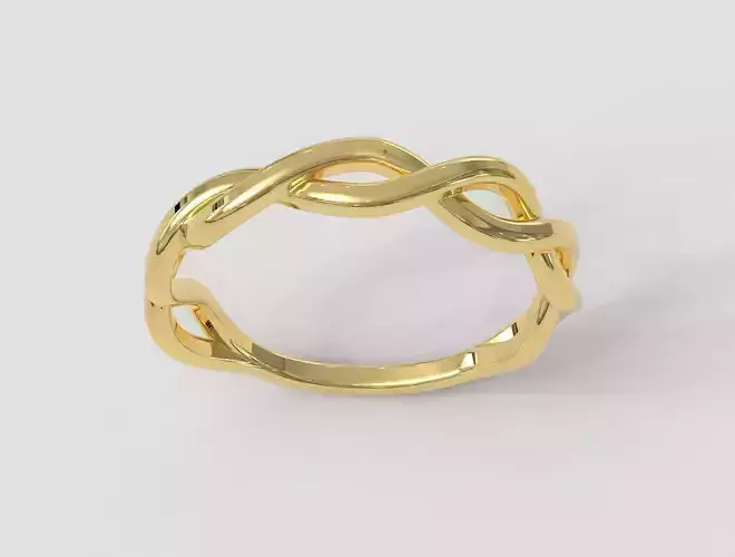 Braided Ring 3D print model
