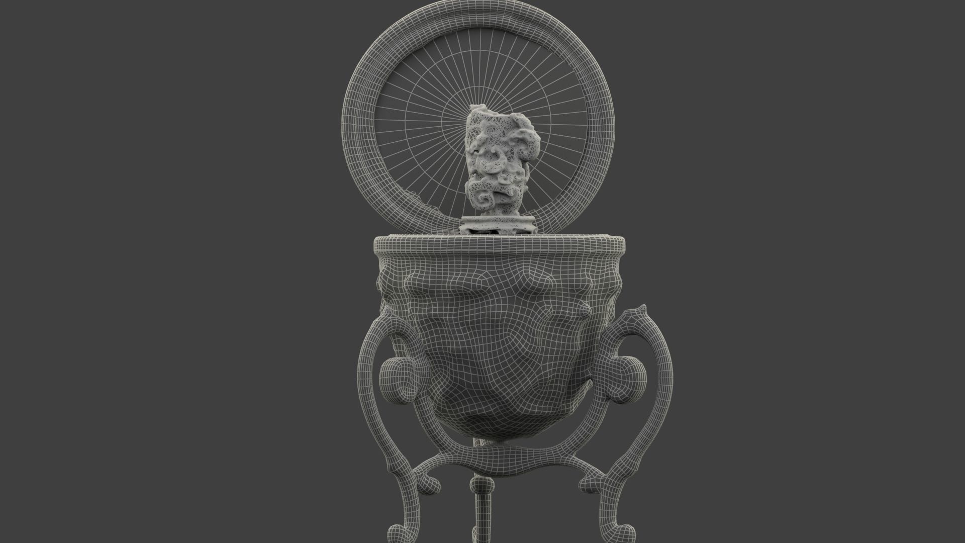 Faberge egg Low-poly 3D model_8