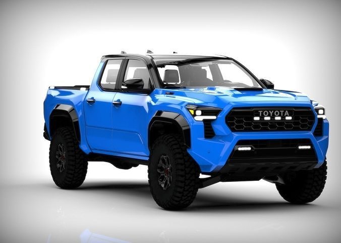 Toyota Tacoma TRD PRO 2024  Low-poly 3D model