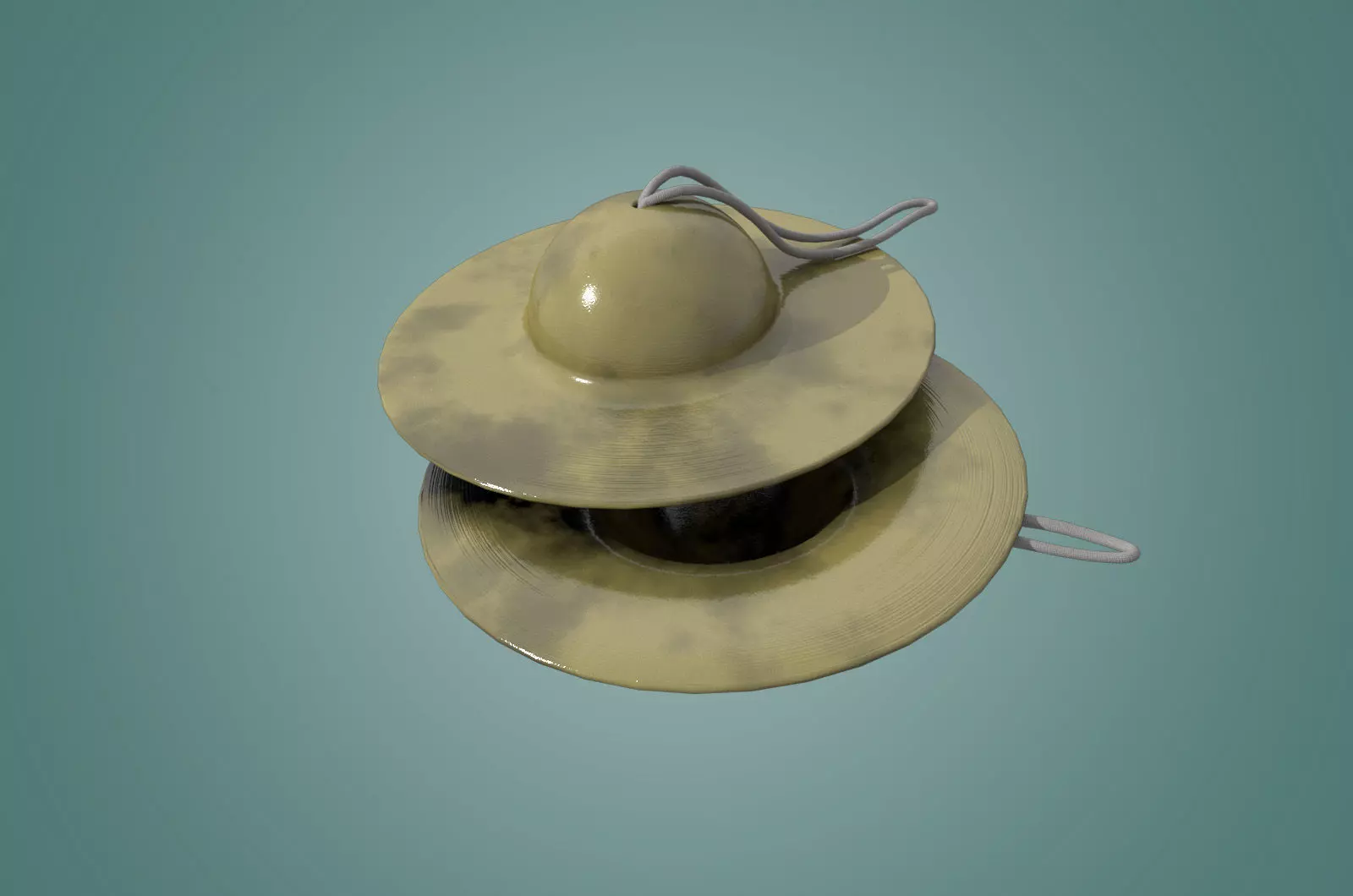 Jazz Cymbal 3D model Low-poly 3D model