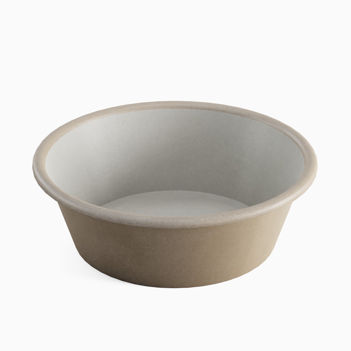 Plastic Wash Basin D 08 Low-poly 3D model_4