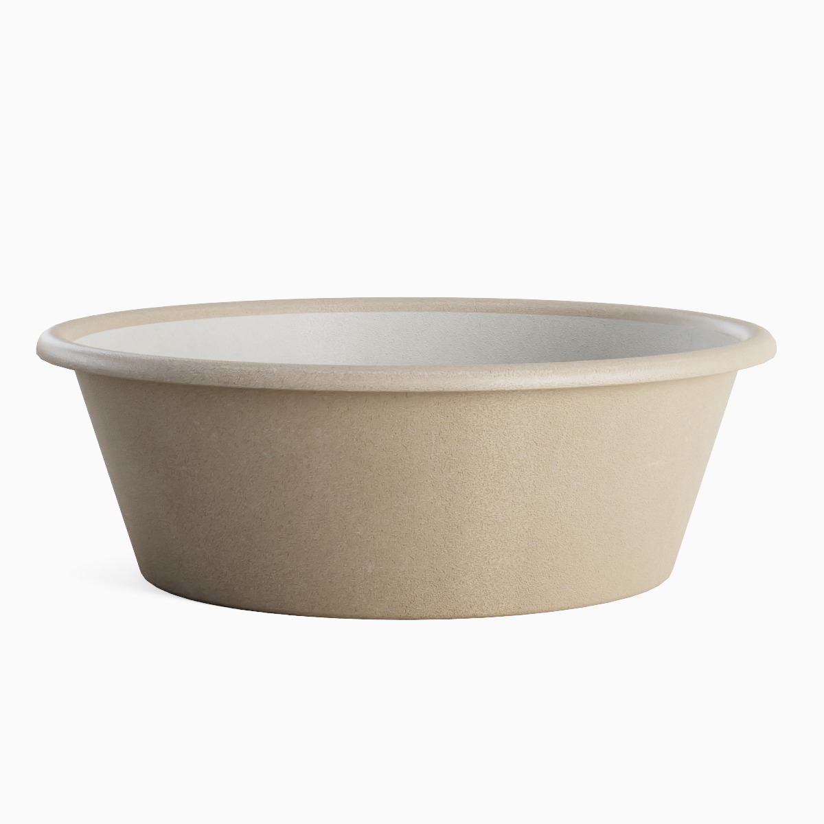 Plastic Wash Basin D 08 Low-poly 3D model_3