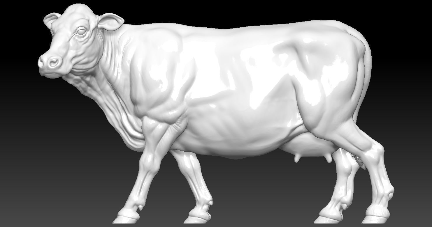 COW MODEL 3D PRINT 3D print model 3D print model_5
