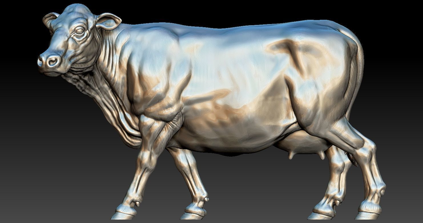 COW MODEL 3D PRINT 3D print model 3D print model_14