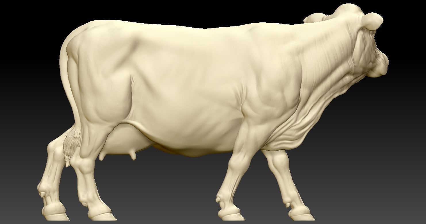 COW MODEL 3D PRINT 3D print model 3D print model_12
