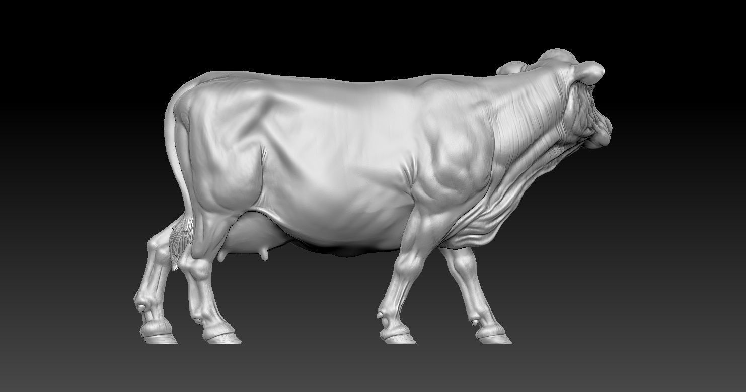 COW MODEL 3D PRINT 3D print model 3D print model_6
