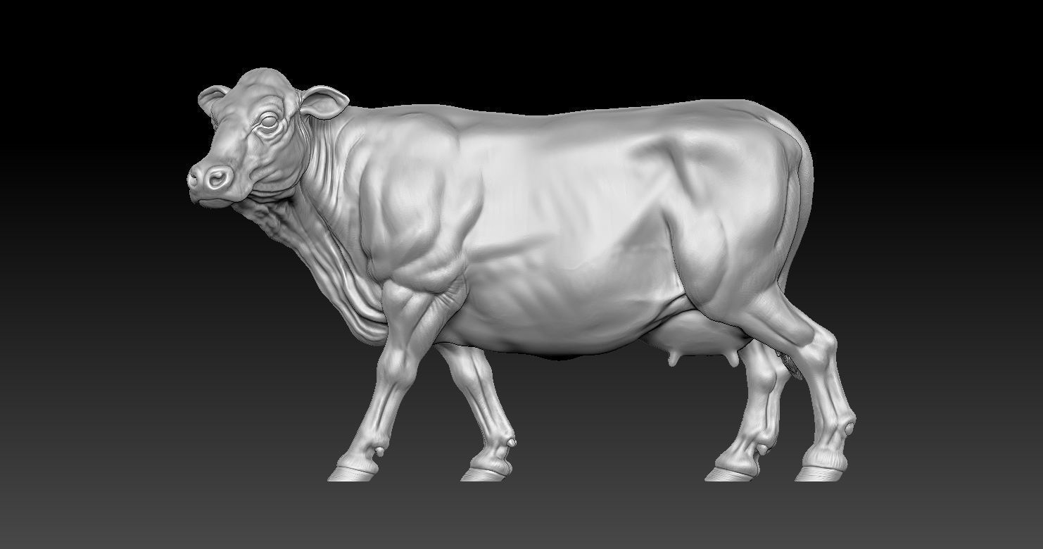 COW MODEL 3D PRINT 3D print model 3D print model_4