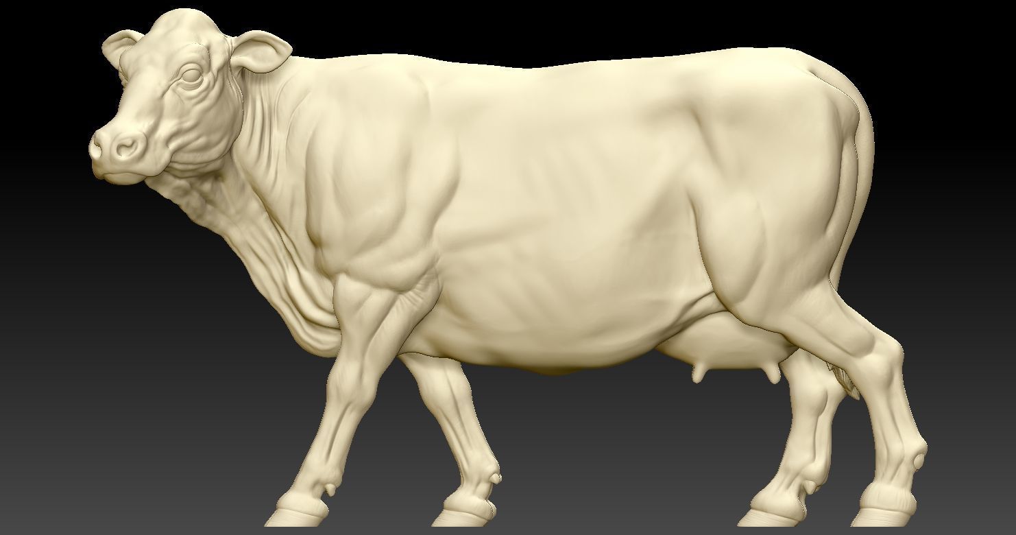 COW MODEL 3D PRINT 3D print model 3D print model_16