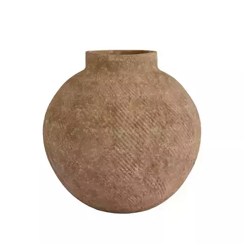 Round Striped Vase
