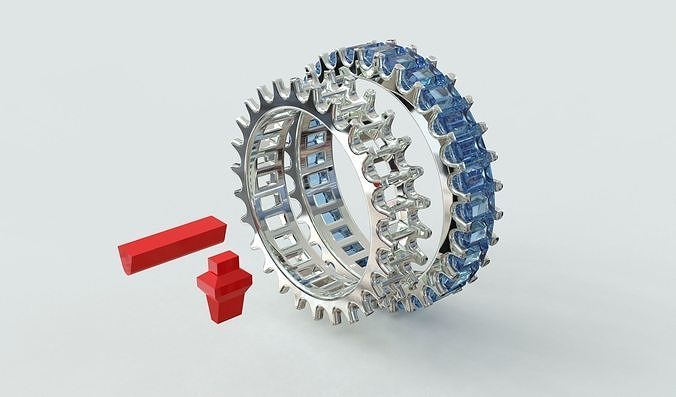 tsx-t-0002 Super fast cutter to creat radiant gem setting 3D print model