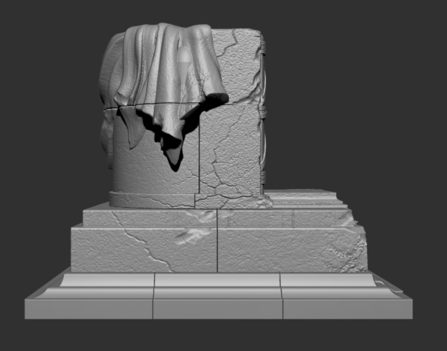 MEGATRON LINCOLN MEMORIAL THRONE 3D print model_4