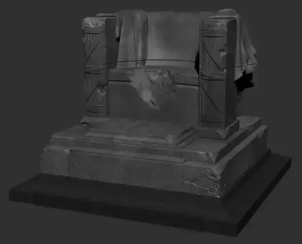 MEGATRON LINCOLN MEMORIAL THRONE 3D print model