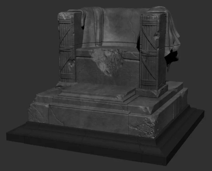 MEGATRON LINCOLN MEMORIAL THRONE 3D print model_0