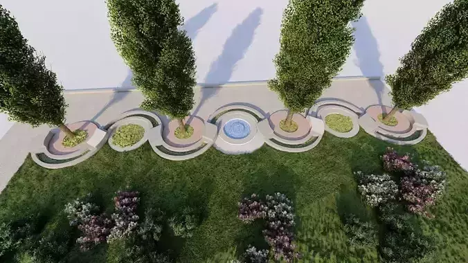 City park-Park-landscape 3D model