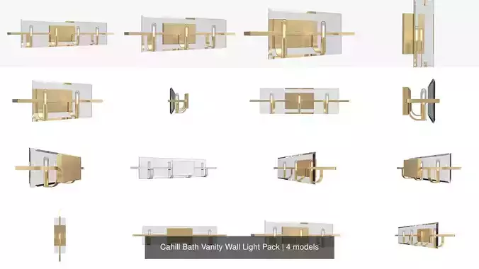 Cahill Bath Vanity Wall Light Pack