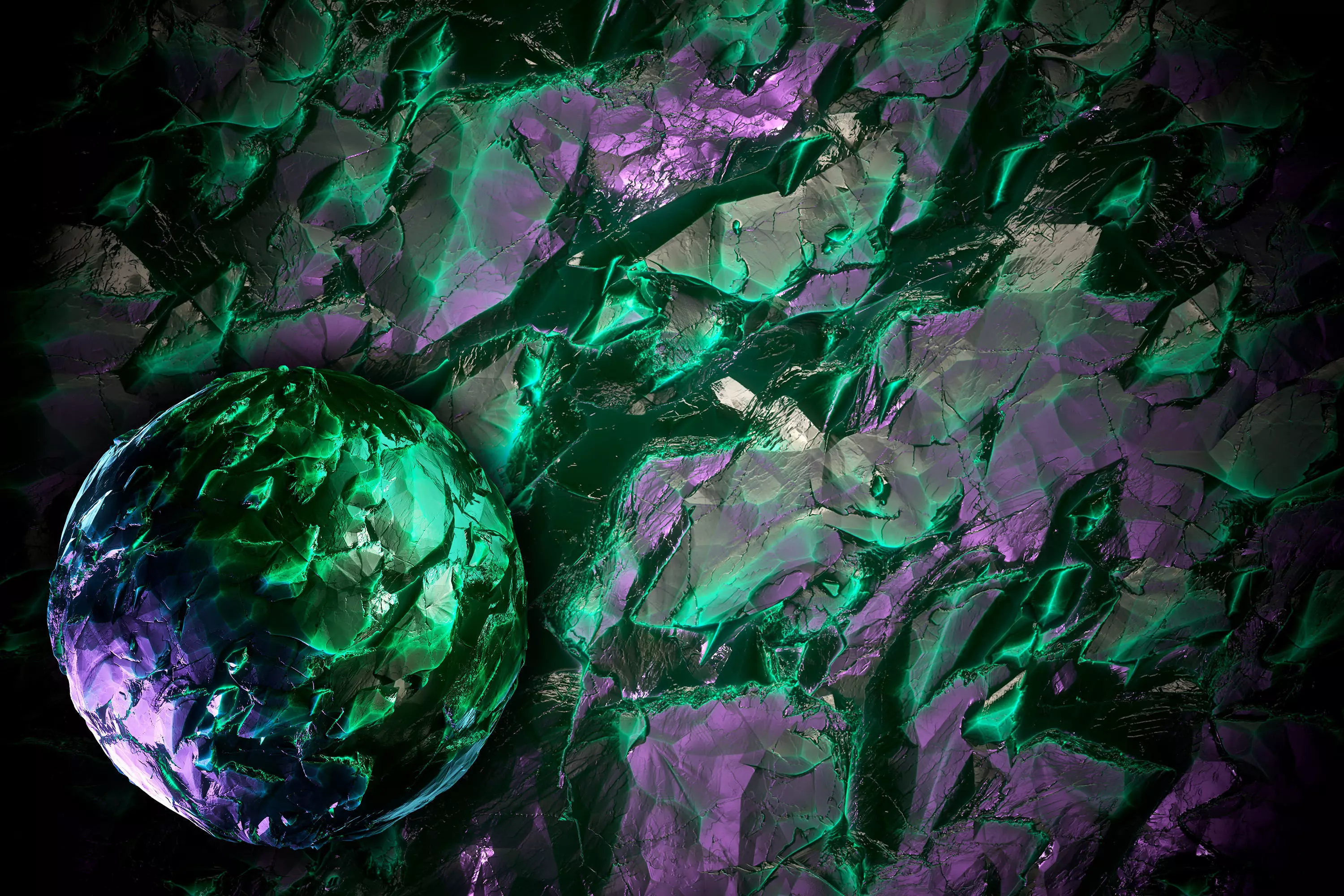 Crystal Materials Mega Bundle-16 - SBsar - Maps - VOL 01 Texture