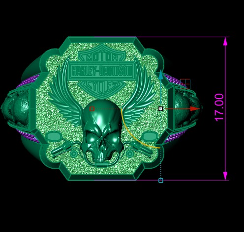 Mens Harley-Davidson 3D print model 3D print model_10
