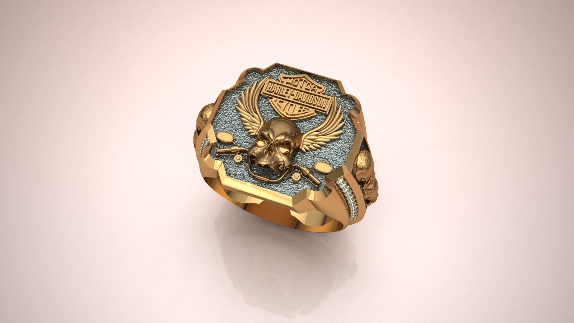 Mens Harley-Davidson 3D print model 3D print model_4