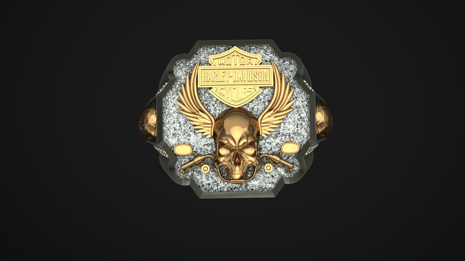 Mens Harley-Davidson 3D print model 3D print model_3