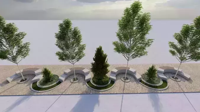 City park-Park-landscape 3D model