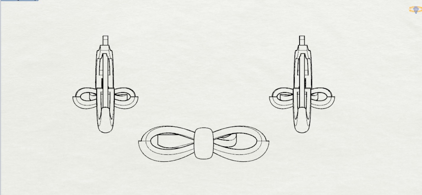 gold set gs0008 3D print model_9