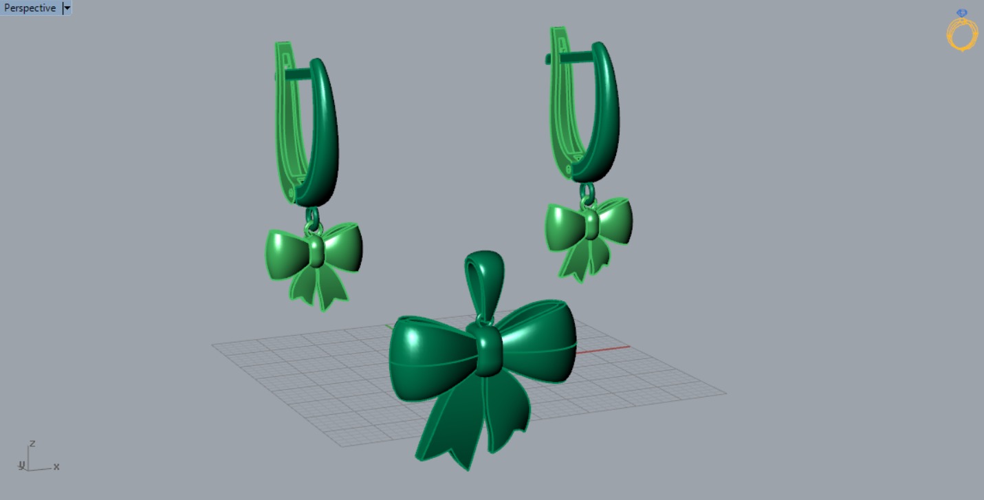 gold set gs0008 3D print model_6