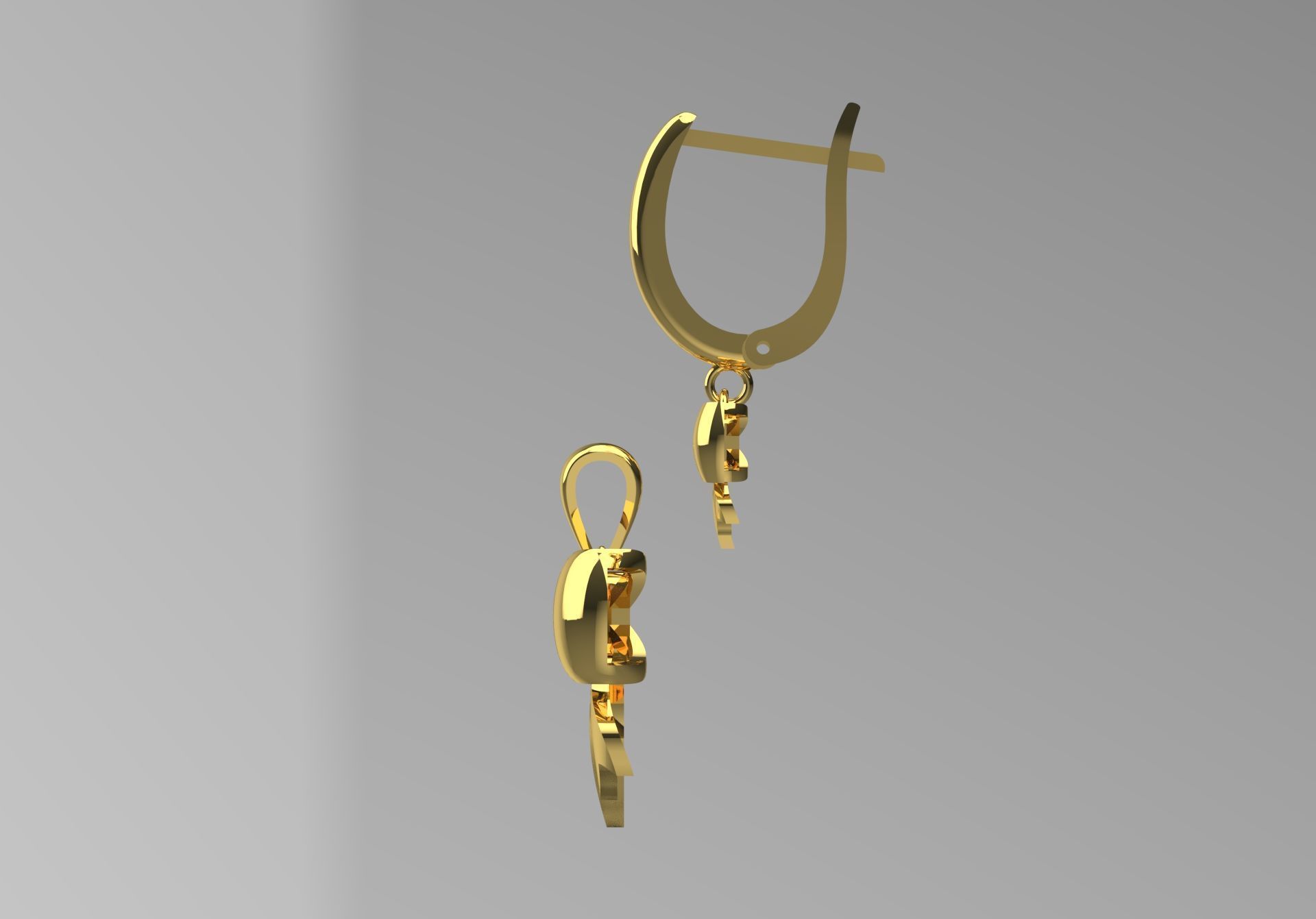 gold set gs0008 3D print model_2