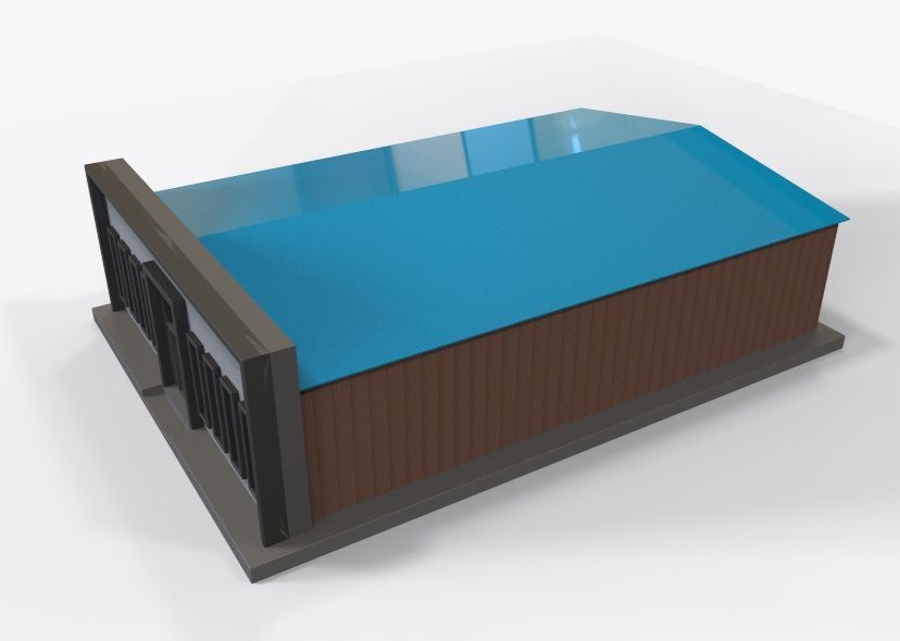 Low Poly Store-Warehouse Low-poly 3D model_39