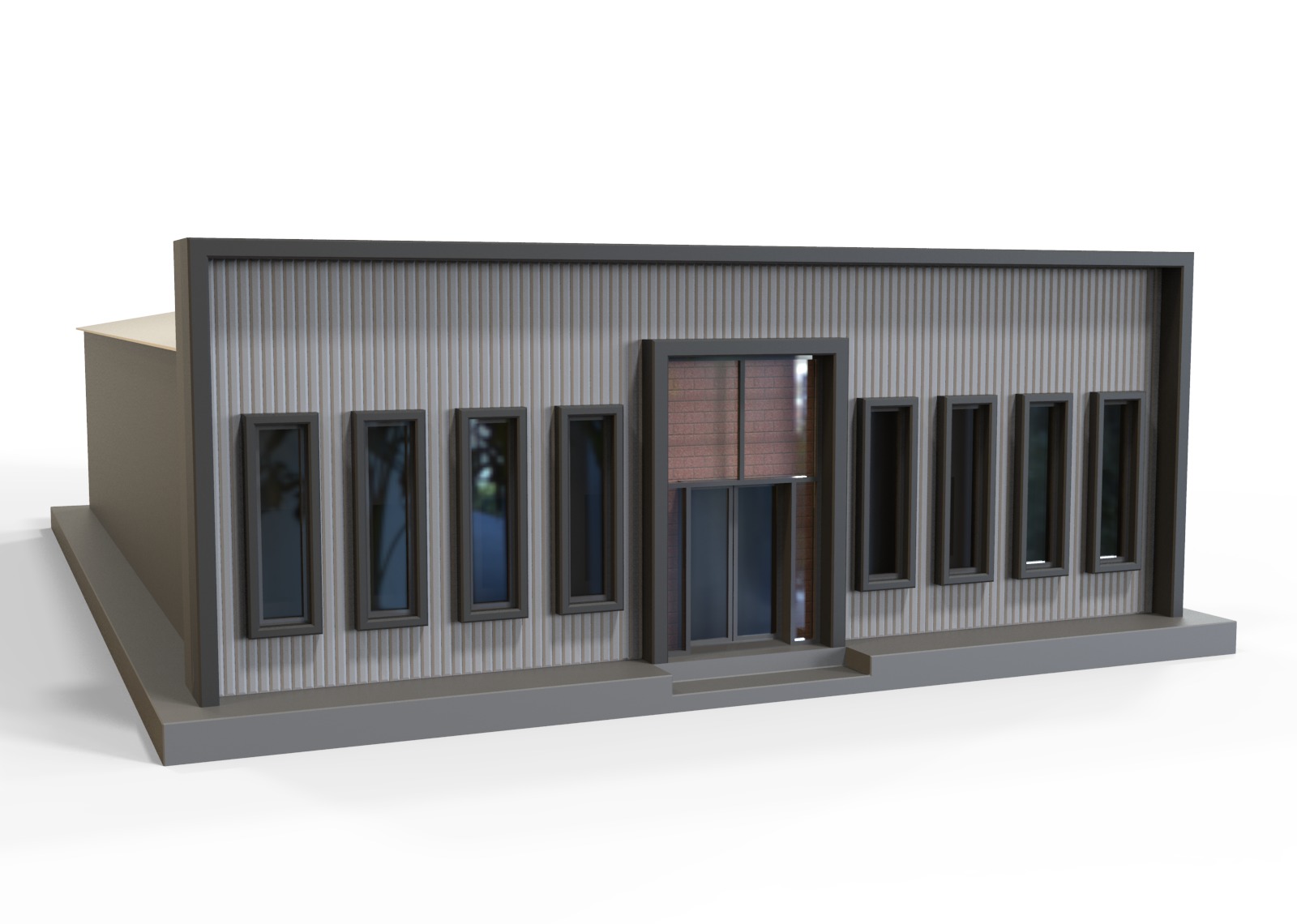 Low Poly Store-Warehouse Low-poly 3D model_13