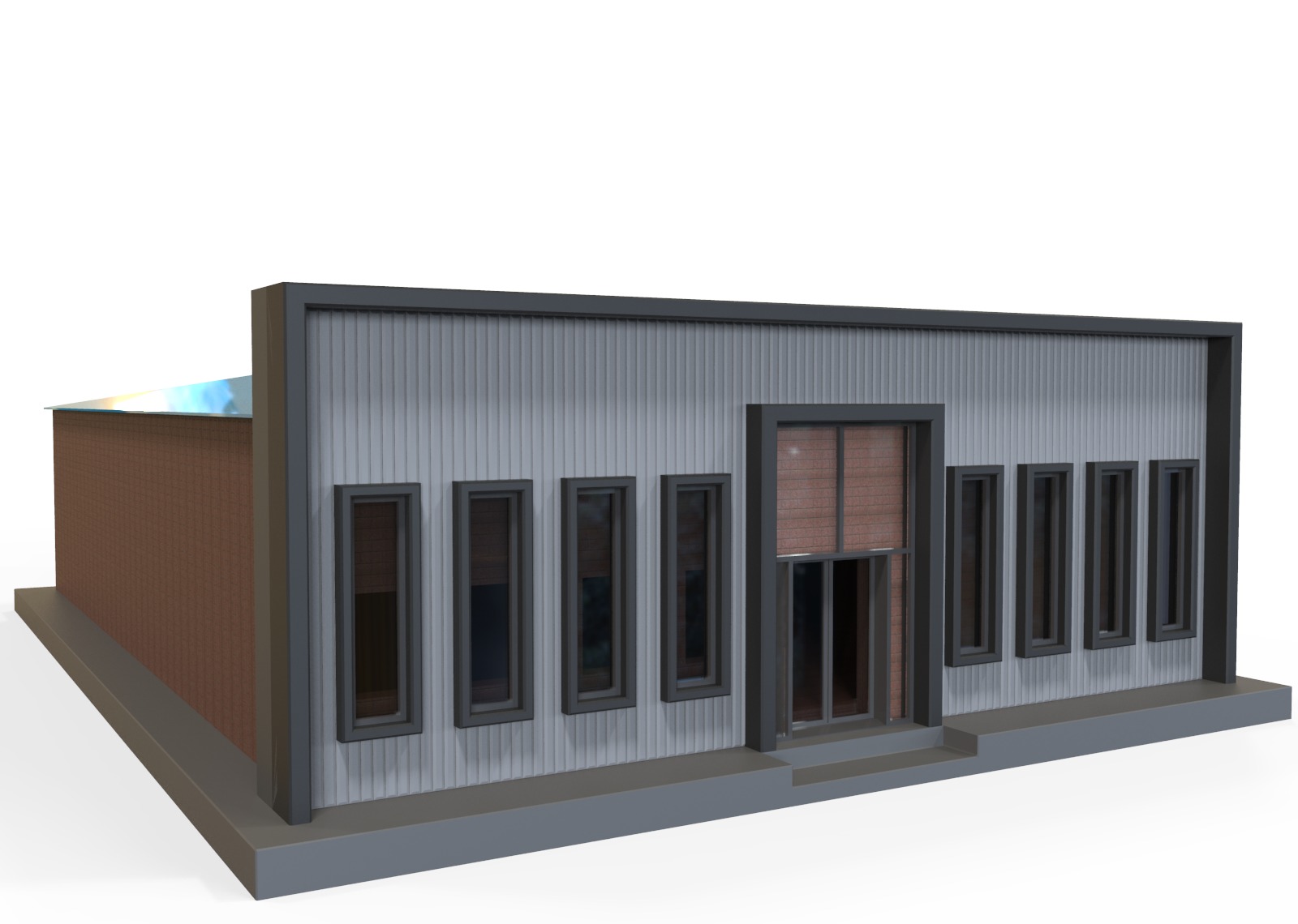 Low Poly Store-Warehouse Low-poly 3D model_15