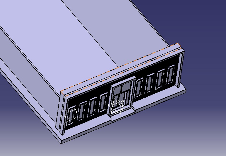 Low Poly Store-Warehouse Low-poly 3D model_8