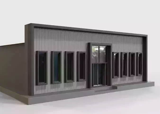 Low Poly Store-Warehouse 