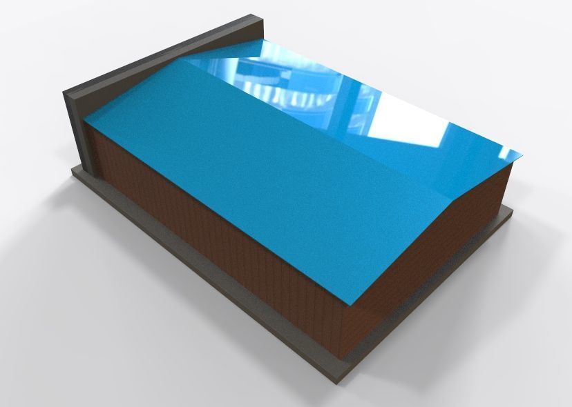 Low Poly Store-Warehouse Low-poly 3D model_40