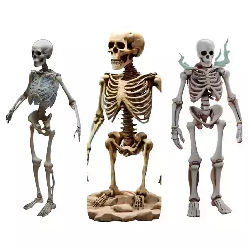 Poseable Skeleton Figurine