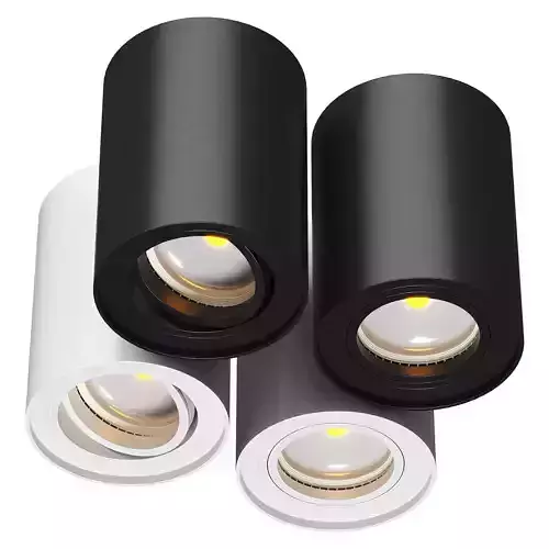 gu10 spotlight Low-poly 3D model