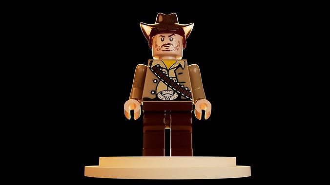 Cowboy-LEGO Free 3D model