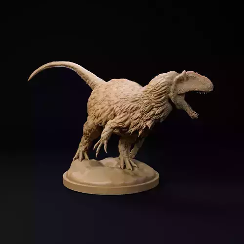 Yutyrannus 32mm scale - pre-supported dinosaur 3D print model