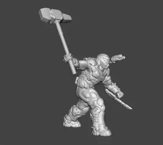 SLAYER ANCIENTGODS ART MINIATURE MODEL FIGURE FOR SCIFI GAME RPG