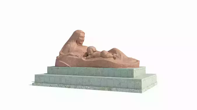 Yellow River Mother Sculpture